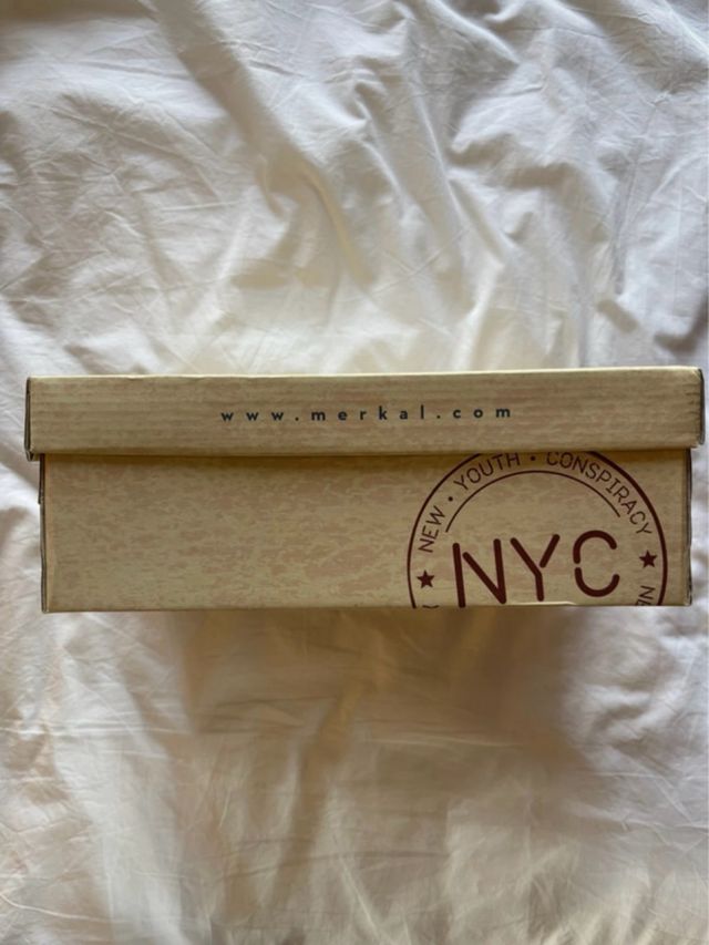 Zapatillas NYC blanco y beige