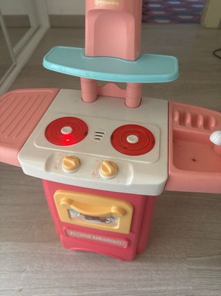 Cocinita juguete infantil rosa