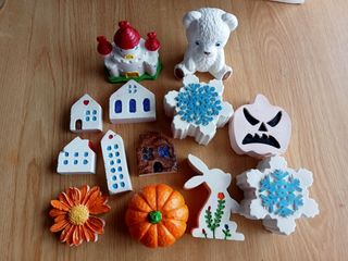 Adornos de cerámica decorativa