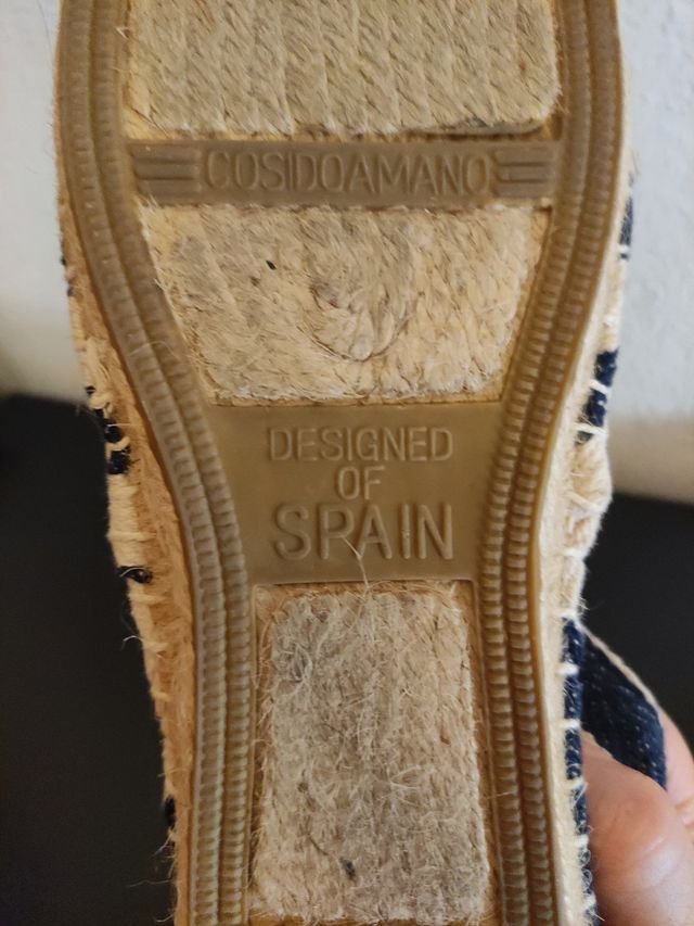 Alpargatas marineras azul-blanco