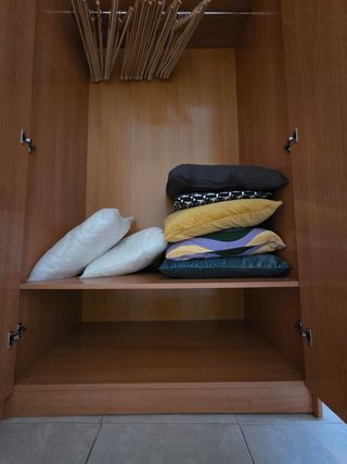 Armario ropero 2 puertas marrón