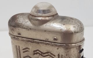 Linterna antigua años 50 - Cristal lupa