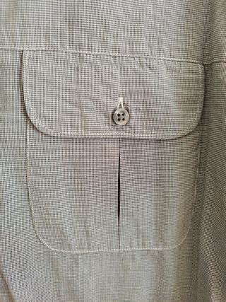 Camisa Zara Homem M - Azul Cinza