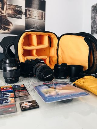 Kit Olympus E420 + accesorios