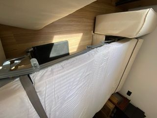 Sofá cama beige - 2 plazas