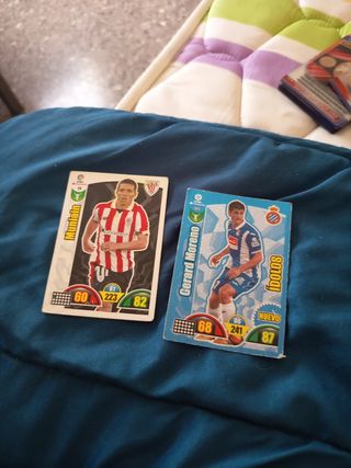 2 cromos Adrenalyn XL: Muniain & Moreno