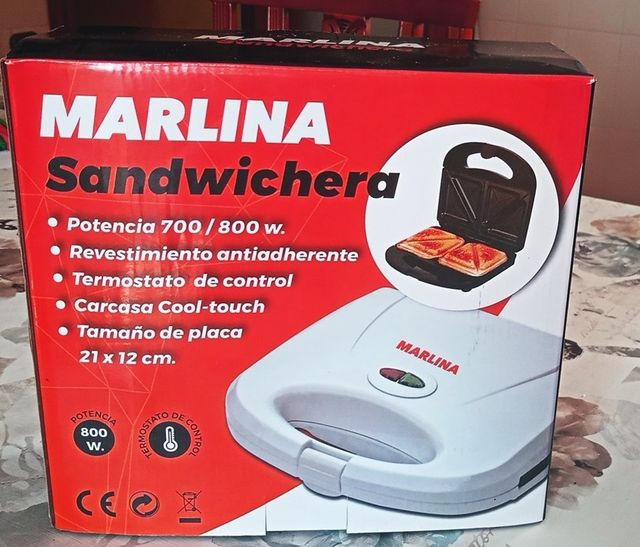 Sandwichera MARLINA 700/800w NUOVA