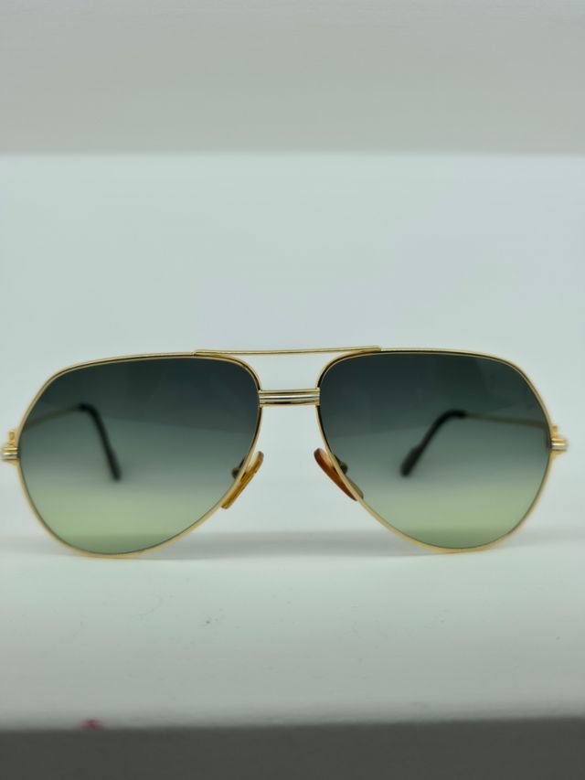 Occhiali Cartier Vintage Vendome Louis Gold