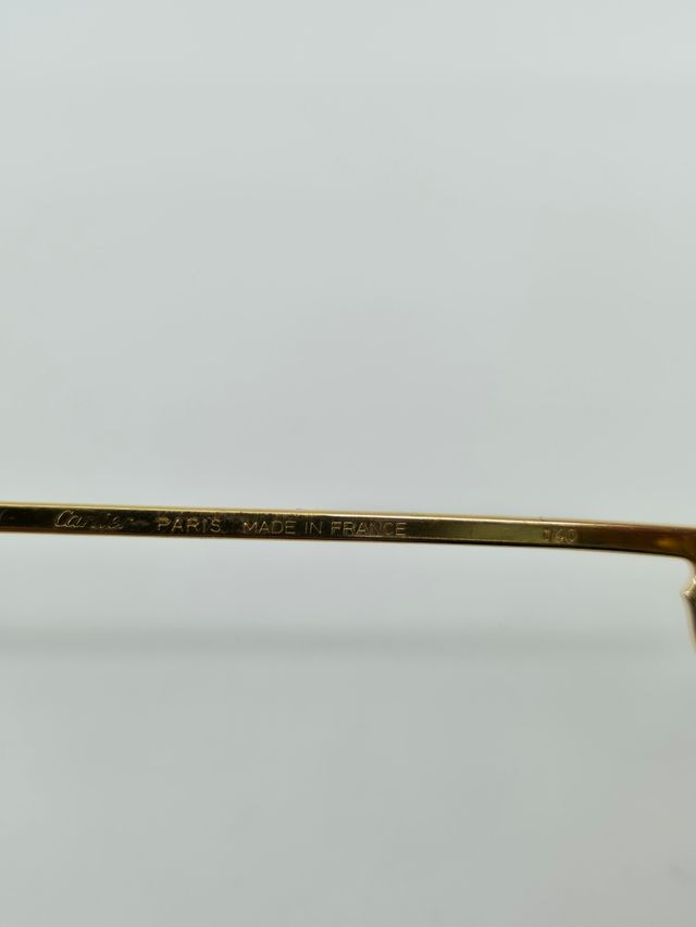 Occhiali Cartier Vintage Vendome Louis Gold