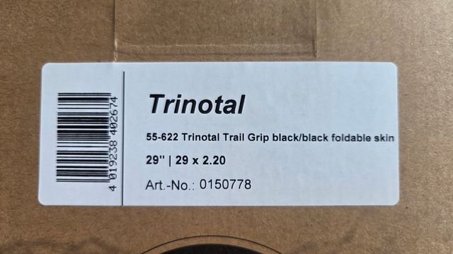 Cubierta Trinotal 29x2.20