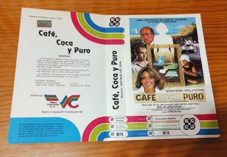 CARÁTULA DE LA PELICULA CAFÉ , COCA Y PURO