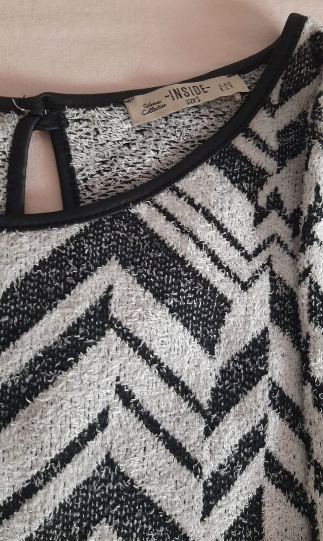 Vestido Inside S - Negro/Gris