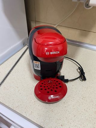 Cafetera Tassimo roja