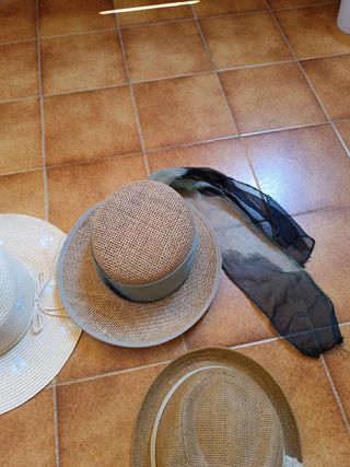 4 Sombreros playa mujer verano