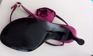 Sandalias Stuart Weitzman magenta, talla 35