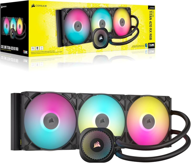 CORSAIR iCUE LINK TITAN 420 RX RGB 