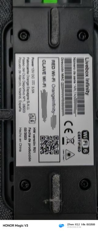 Router Livebox Infinity Modem fibra Premiun Wifi6e