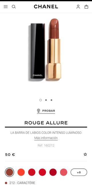Pintalabios Chanel 
