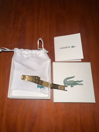 Pulsera Lacoste dorada