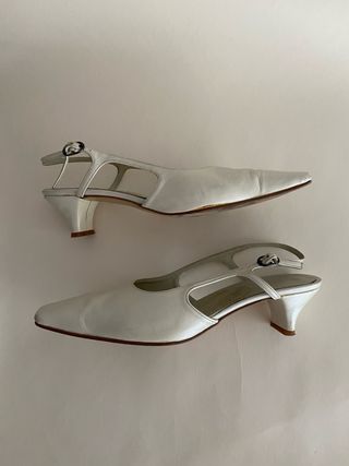 Zapatos novia blancos