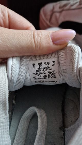 Puma Karmen II Leather - Zapatillas blancas y negr