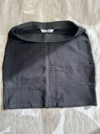 Mini Falda Negra Pull&Bear