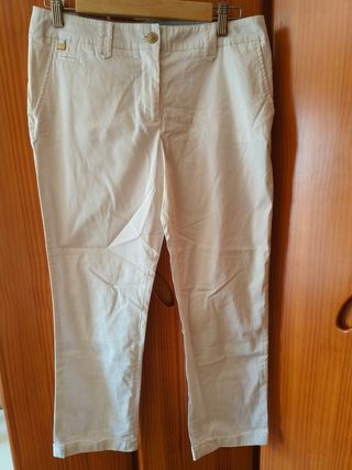 Bermudas Cortefiel blancas mujer L