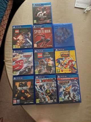 PS4 (PlayStation 4) + 10 juegos