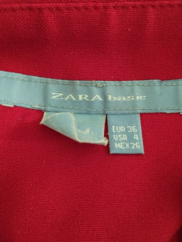 Pantalones campana Bershka rojos