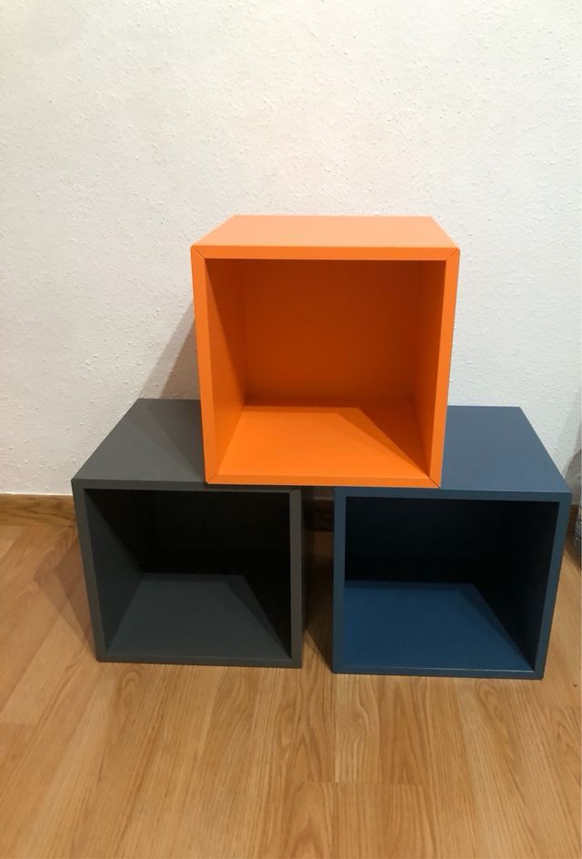 3 Cubos Eket - IKEA - Estanteria