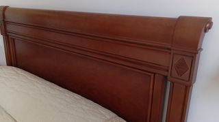 Cama madera maciza 135cm Medida 1,50