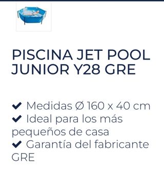 Piscina Intex Jet Pool Junior - 1,60m