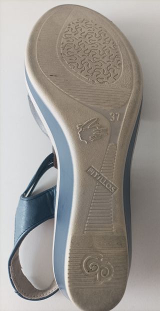 Sandalias Pitillos azules - Talla 37