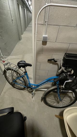 Bicicleta paseo azul