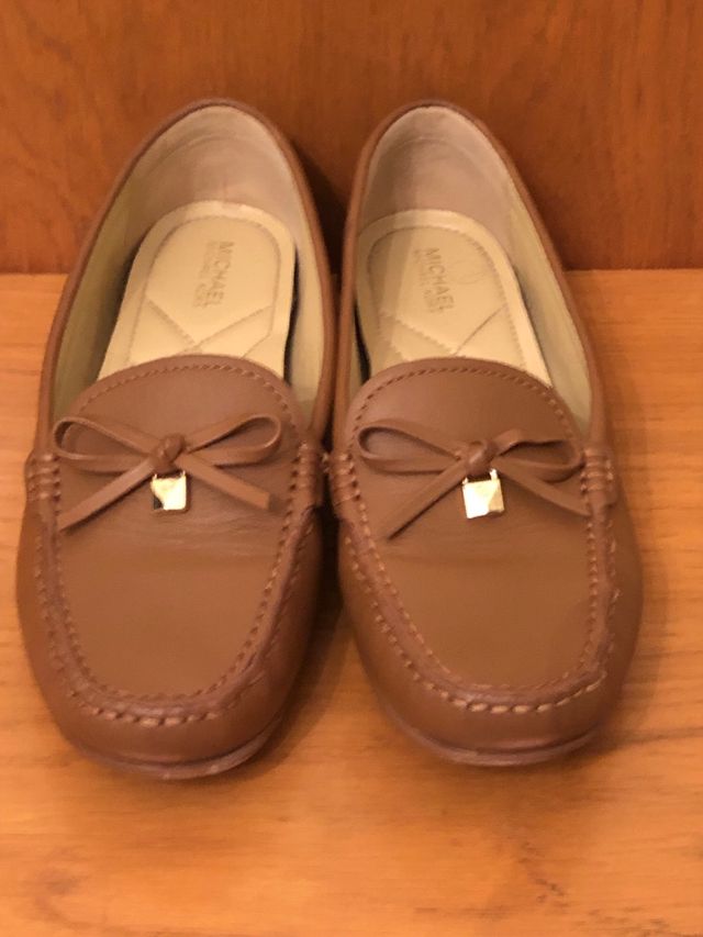 MICHAEL KORS - mocasines piel camel 6M 36.5/37