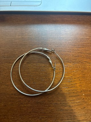 Aros dorados super grandes y 10cm regalo