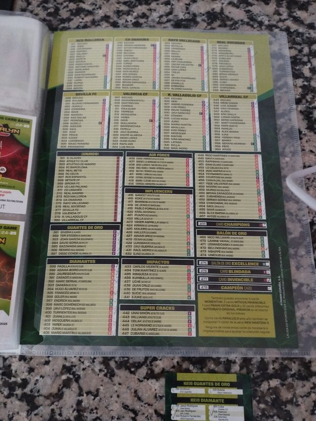 Cartas Adrenalyn 2024-25