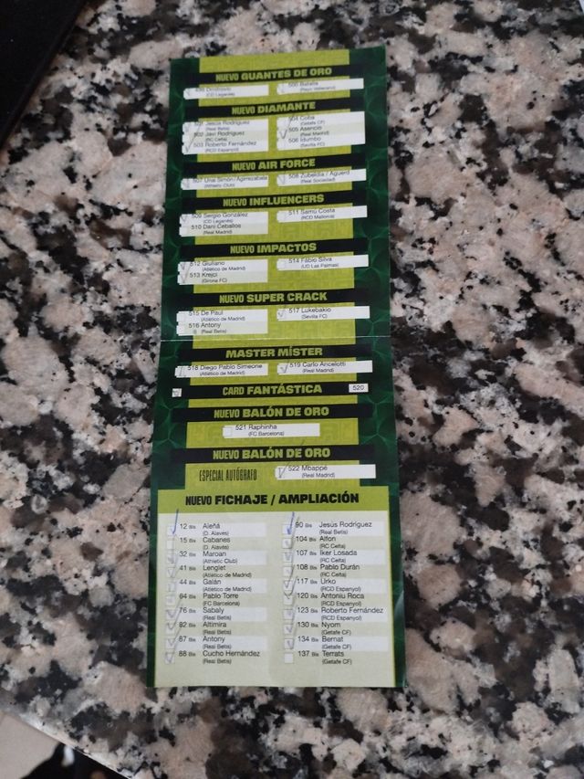 Cartas Adrenalyn 2024-25