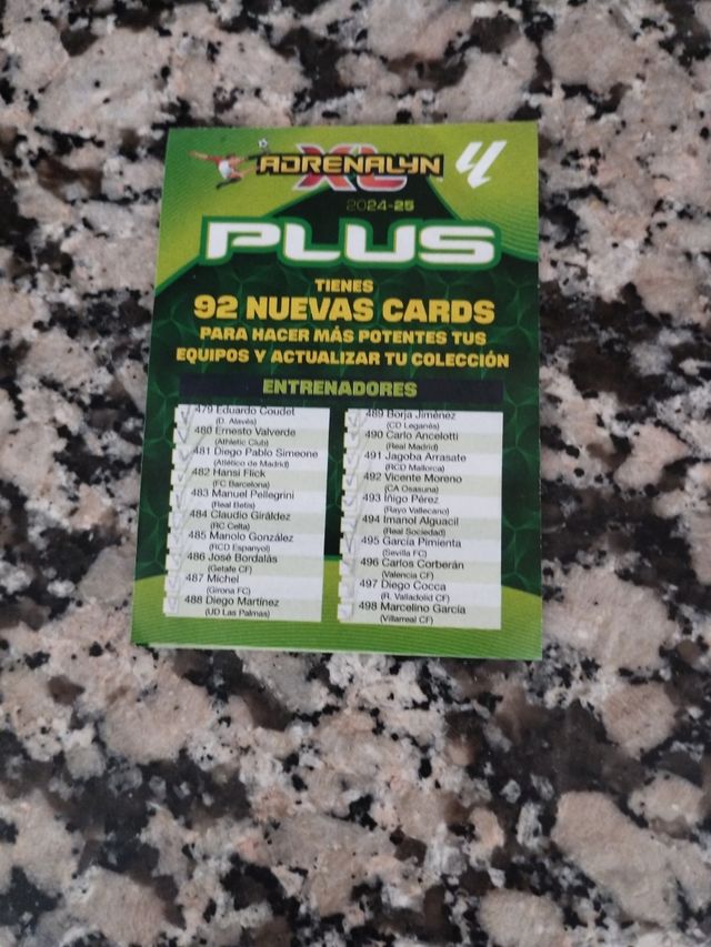 Cartas Adrenalyn 2024-25