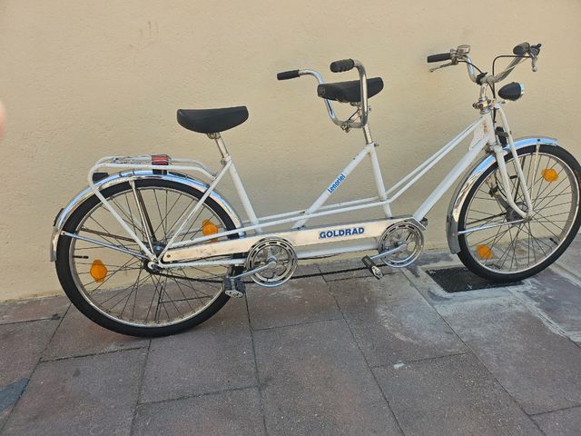 Bicicleta Tandem Gold-Rad Vintage con tres marchas