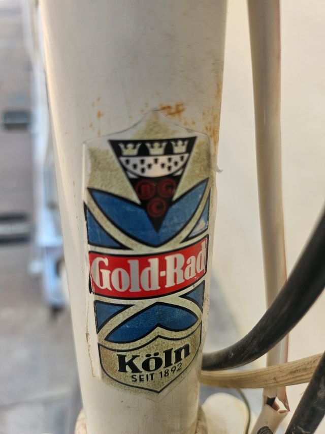 Bicicleta Tandem Gold-Rad Vintage con tres marchas