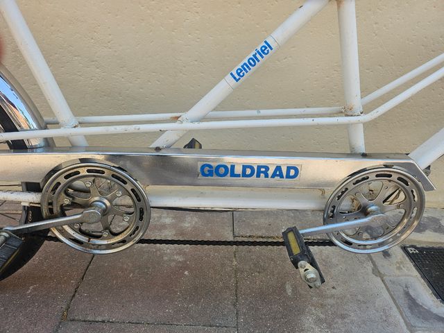 Bicicleta Tandem Gold-Rad Vintage con tres marchas