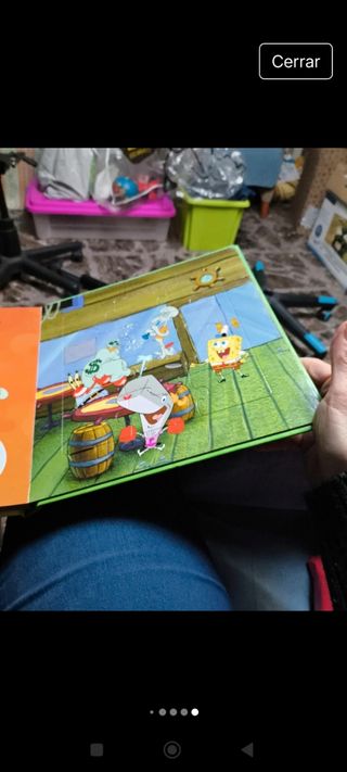 Libro Puzzles Bob Esponja