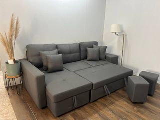 SOFÁ-CAMA + ARCÓN + 2 BUTACAS ¡ÚLTIMAS UNIDADES!