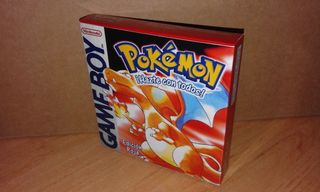 Caja de Pokémon Rojo - Game Boy