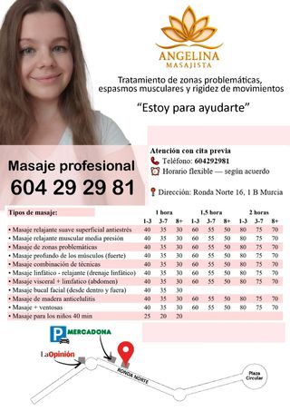 Masaje corporal Murcia 
Tratamiento