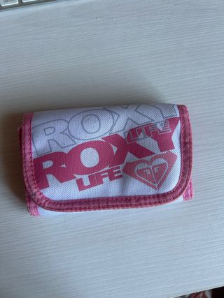 Cartera Roxy - Rosa y Blanca