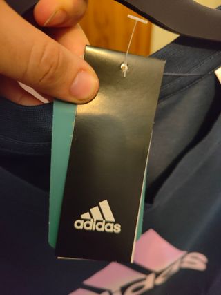 Camiseta Adidas azul talla S