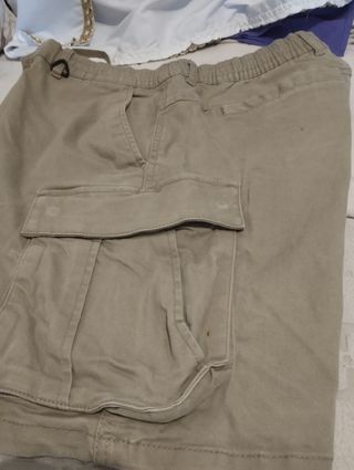 Bermuda Cargo Beige Hombre