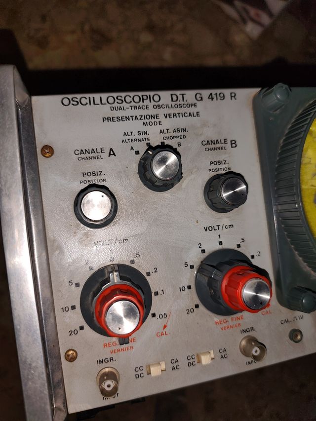 Oscilloscopio DT G 419 R vintage